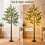 71 " Bronzed Tree Floor Lamp