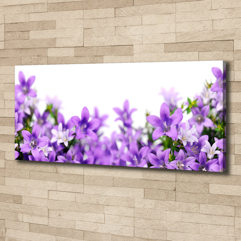 Purple Bells 1 Piece Wall Art on Canvas