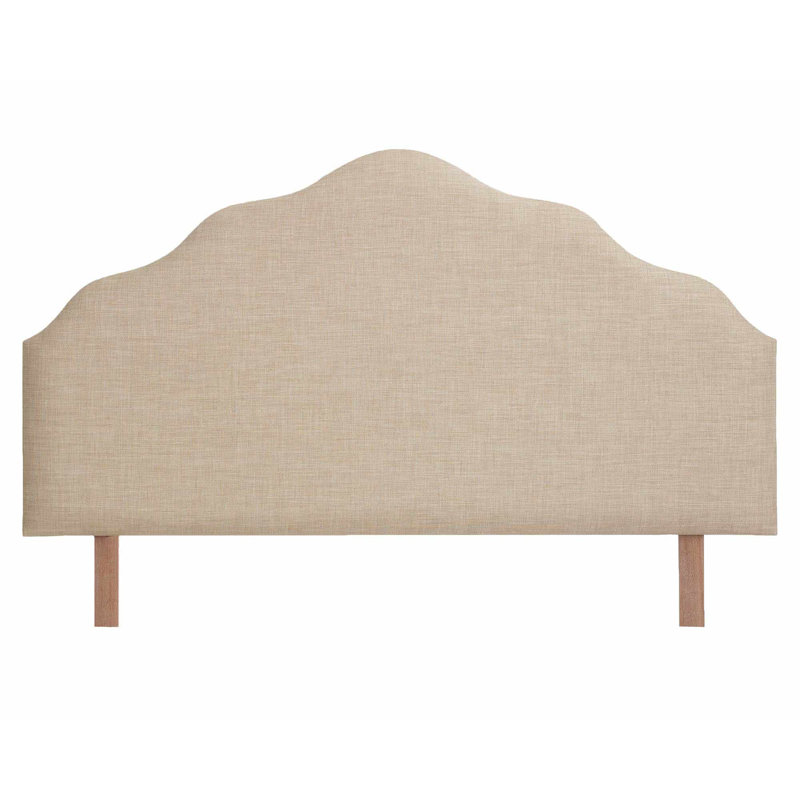 Aimantas Upholstered Headboard, Mink, Small Double (4')