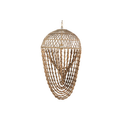 1 - Light Natural Unique/Statement Pendant