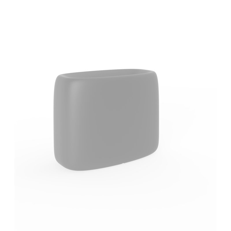 Jardiniere Resin Pot Planter, 23.25" H x 30" W x 15" D, Steel