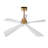Hot Sales 52 Inch Indoor Ceiling Fans With Lights And Remote Control, Dimmable Led, 5 Solid Wood Blades,Reversible Dc Motor. Ceiling Fan With Light For Bedroom, Living Room, Study Room