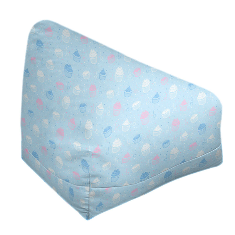 Petite chaise à sacs à billes & Leffel, Pas de bourre, H 120 po x l 2 po x P 60 po, Bleu / Rose