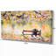 Reproduction d’art graphique sur toile tendue woman assis sur un banc-29505805