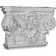 Rose Capital (Fits Pilasters up to 15 1/4"W x 2 3/4"D)