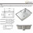 18" White Small Undermount Bathroom Sink Rectangle Ceramic Bathroom Sink with Overflow (18.3"x13.8") For Compact Bathroom
