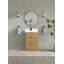 Ensemble de meuble-lavabo simple 24 po avec plateau en quartz Calamigo-1124801466
