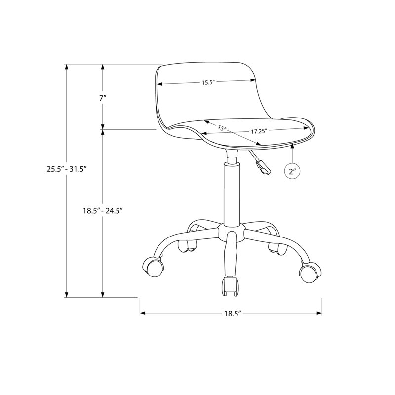 Chaise contemporaine ergonomique - aspect cuir blanc, hauteur de siège réglable, bureau moderne pivotant ergonomique pour ordinateur, base en métal