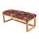 Velvet Upholstered Bench