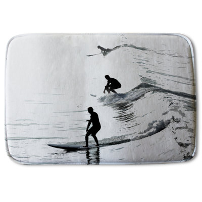 Akhtari Memory Foam Non-Slip Bath Rug