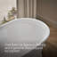 Memoirs 60" x 34" Freestanding Soaking Bathtub