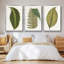 Collection de feuilles I - ensemble de 3 reproductions de photos sur toile-97754136-97754138