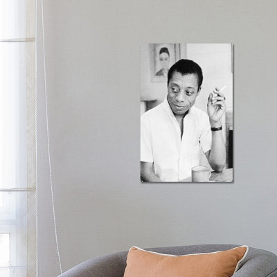 James Baldwin (1924-1987) - Reproduction de photo sur toile tendue