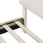 Grand lit plateforme tapissier Anij