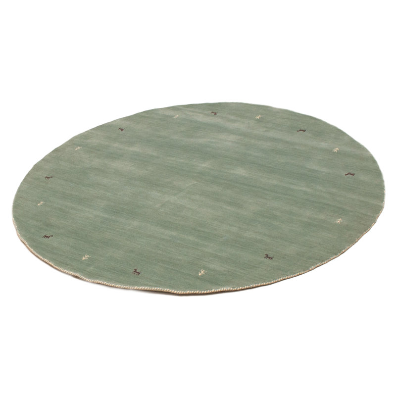 Kashkuli Gabbeh Blue Rug 8'1" x 8'1"