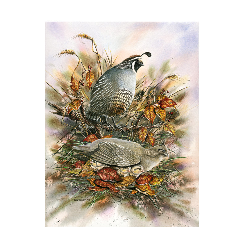 Art sur toile par Dave Bartholet, H 14 po x l 19 po