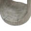 Table de bout robuste Mgo, finition de texture bois, style moderne pour le patio et la maison
