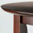 Aseya Solid Wood High Top Table in Walnut Finish, 39.48'' H X 33.6'' W X 33.66'' D