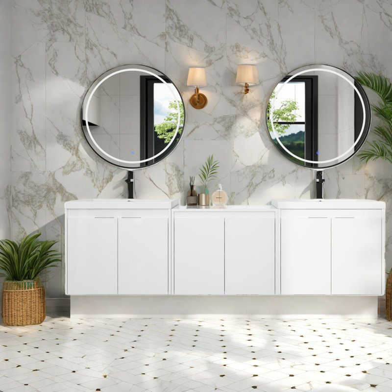 Vanities(must Include Both Vanity Cabinet  And Sink), 72 Inch Modern Storage