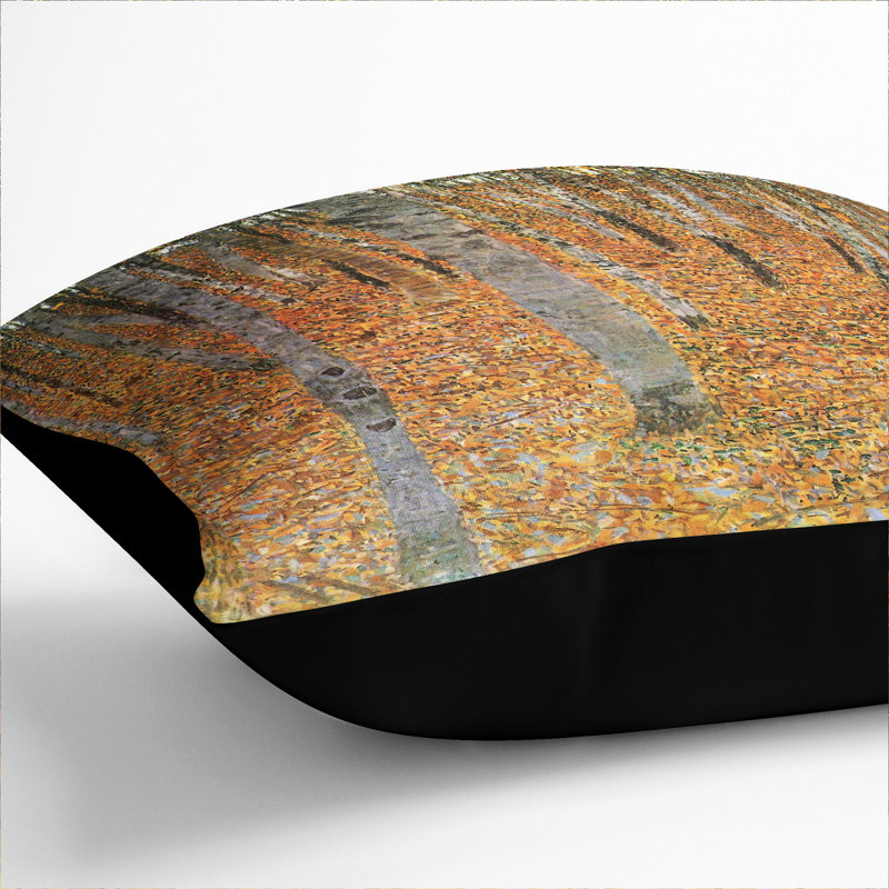 Beech Grove Forest Vol.2 Scatter Cushion, Black, 40cm H x 40cm W x 15cm D