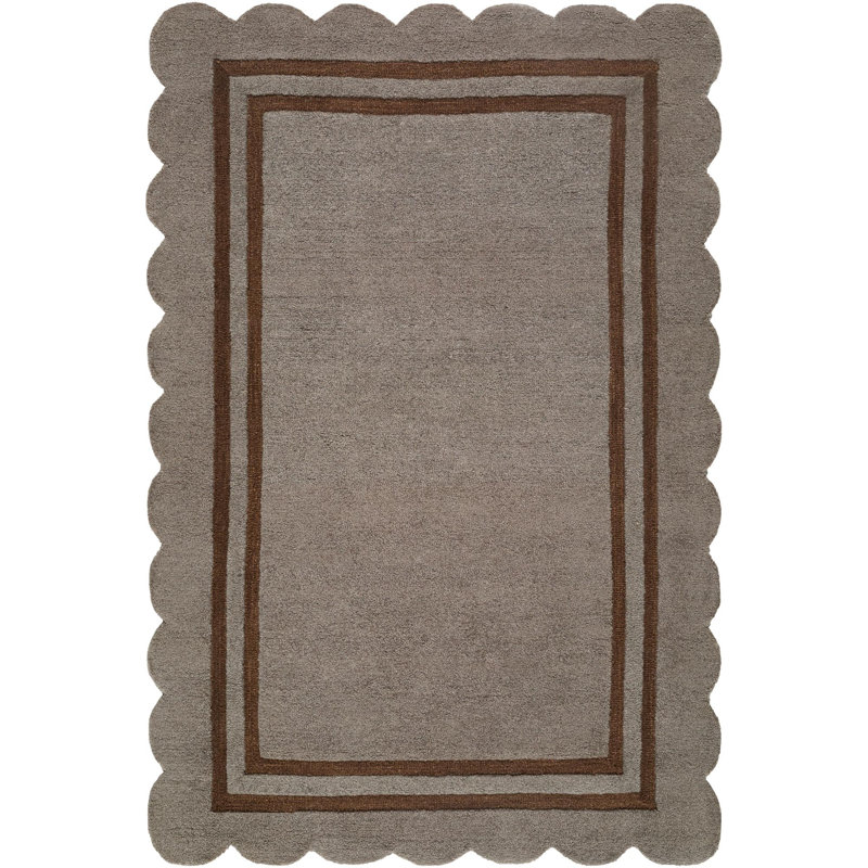 Orville Hand Tufted Area Rug, Rectangle 3'6" x 5'6"