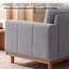 Canapé d'angle moderne Milsap 93,3 po 5 places en forme de U avec 2 poufs-132269732-132269733