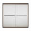 Finesse 59.63'' x 55.5'' Bypass Frameless Bath Door-2056503562
