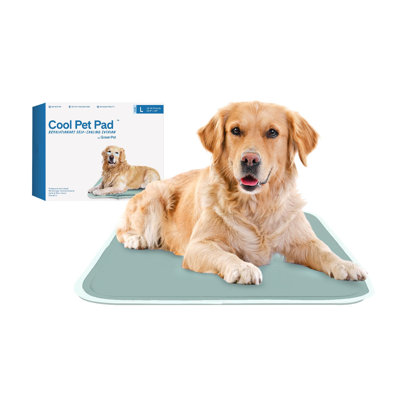 Tucker Murphy Pet™ Cool Pet Pad Large, Sage Grey Self-Cooling
