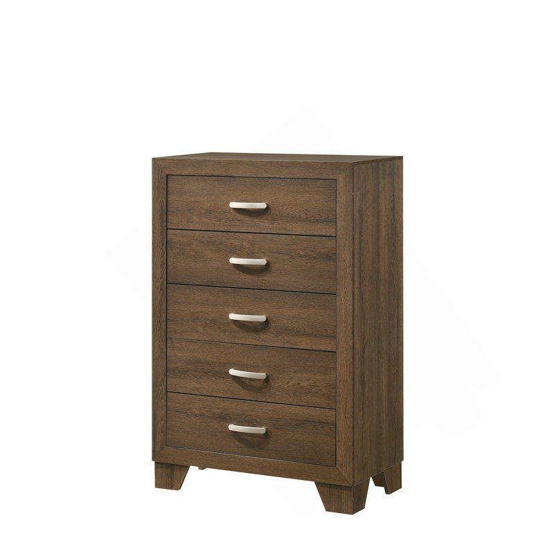 Oak 5-Drawer Chest