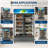 24.7 Cu.Ft Commercial Refrigerator with Glass Door, LED Lights & Adjustable Shelves
