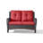 Ambarvale 53'' Wide Straight Wicker Loveseat with Cushions-276452152-276452149