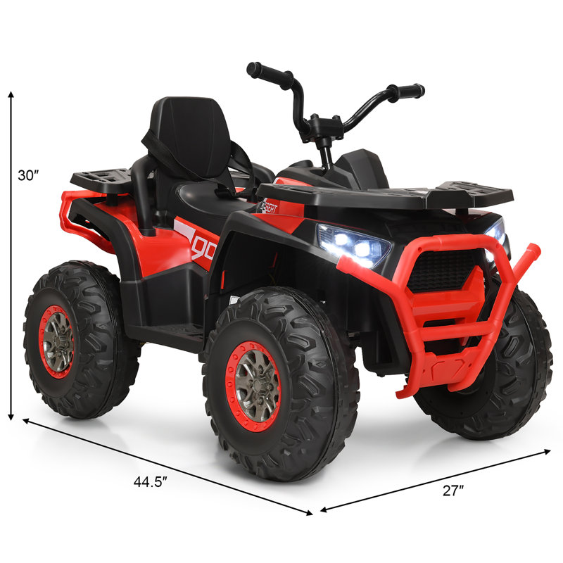 VTT électrique à 4 roues / Jeep, Rouge