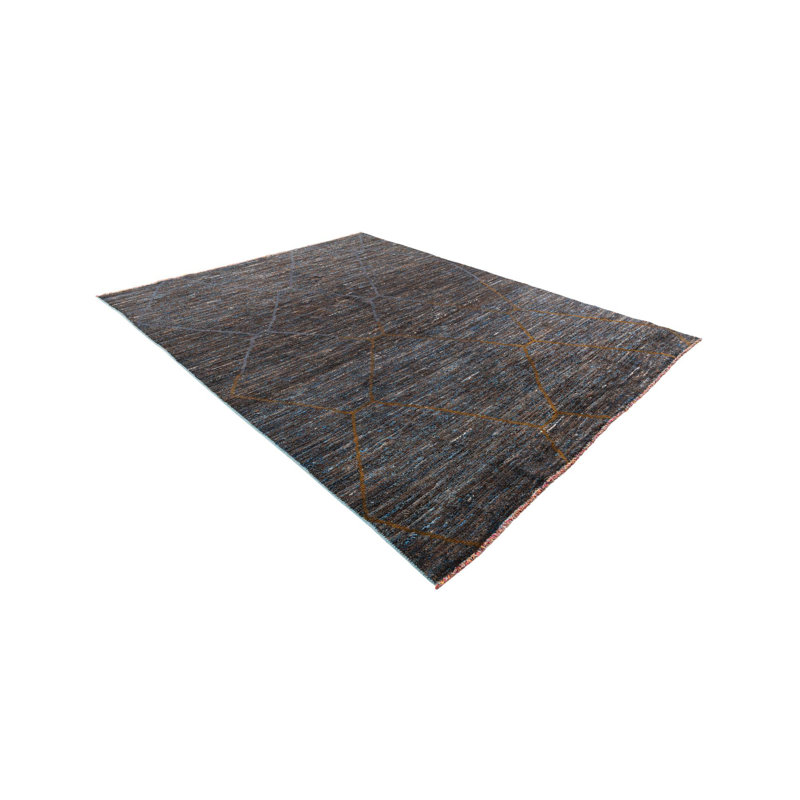 Tapis brun foncé Ottilie