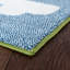 Tapis vert / bleu / rose Bowie-68016153