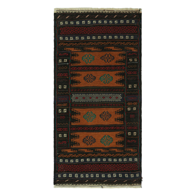 Hand Woven Silk and Wool Area Rug