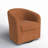 Anrea 30.5" W Polyester Swivel Barrel Chair-1056887980