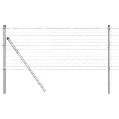 Vidaxl Fence With Posts Steel