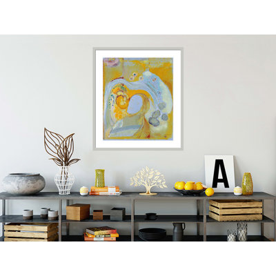 The Buddha by Odilon Redon - Framed Giclee Print