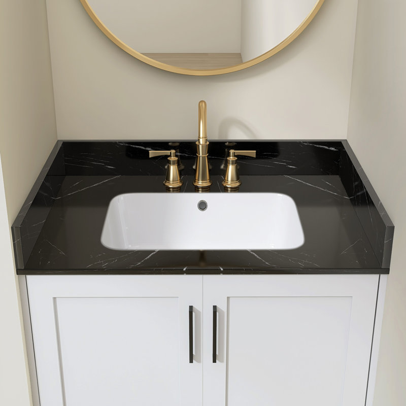 21 po Meuble-lavabo en marbre Real