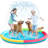 Non-Slip Splash Pad Sprinkler - Outdoor Water Toys Play Mat for Toddlers Kids Dogs-114014618-114014619