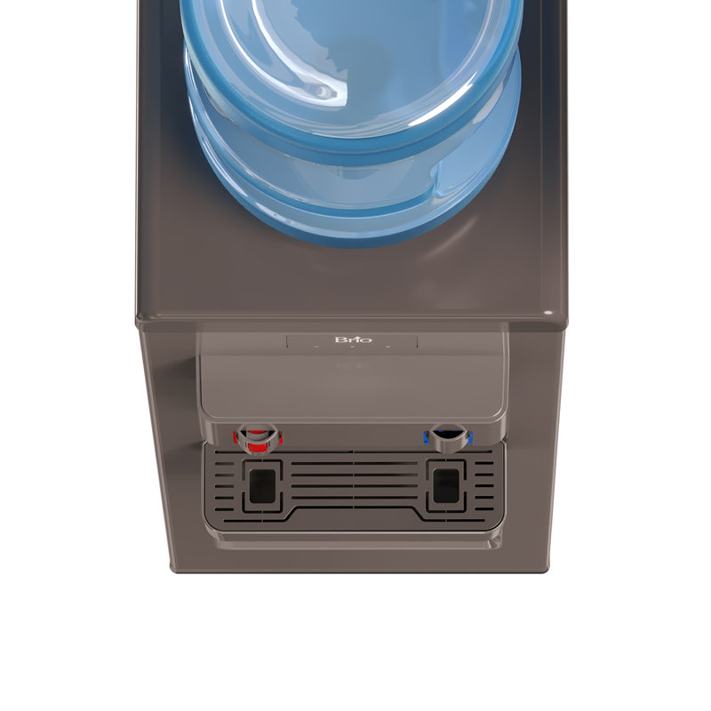 Distributeur d'eau chaude et froide électrique autoportant, Bronze