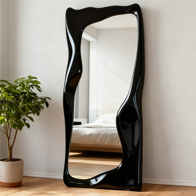 Rectangle Manufactured wood Full Length Mirrors