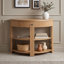 Console avec tiroir et tablettes-368969770