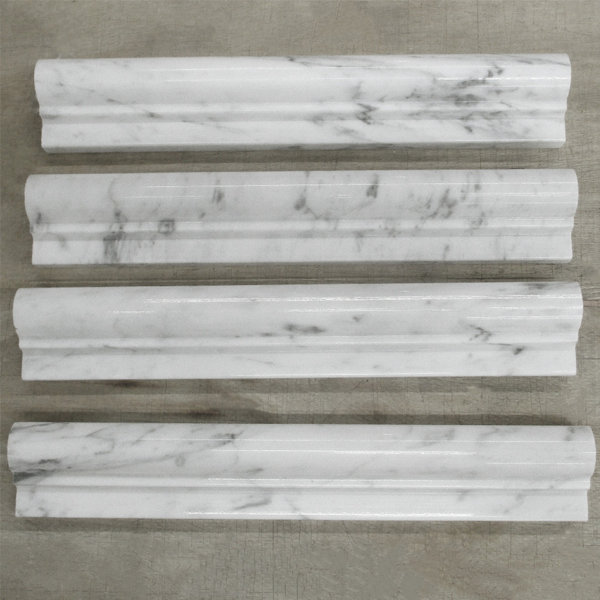 1.97" x 12.01" Marble Singular Wall and Floor Use Tile