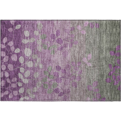 Tapis floral de qualité supérieure lavable à la machine Jakiyra AMF1900