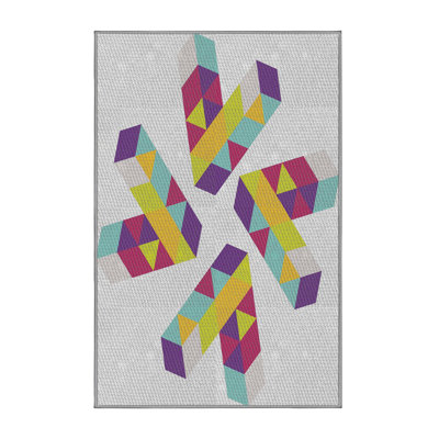 Tapis gris Kirksey