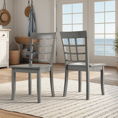 Chaise d'appoint en bois massif Alexa-Mae