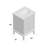 24'' Single Bathroom Vanity with Marble Top-797579295