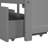 L-shaped Platform Bed with Trundle and Drawers Linked with built-in Desk-85015934