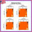 Couvre-lit matelassé orange à motif coup de pinceau orange toutes tailles-129089654